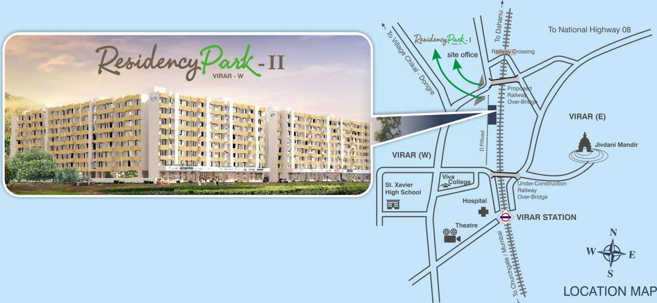Hdil Residency Park II Location Map