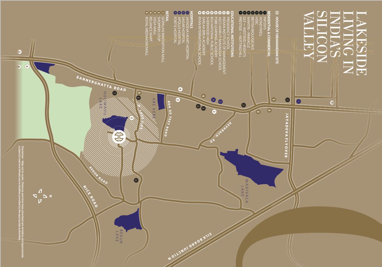 Hiranandani Hill Crest Location Map