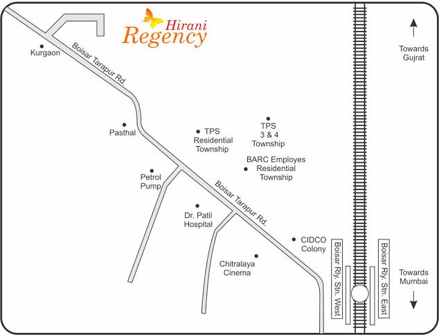 Hirani Regency Location Map