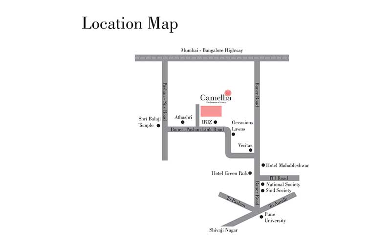 Icon Camellia Location Map