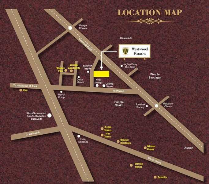 Icon Westwood Estates Location Map