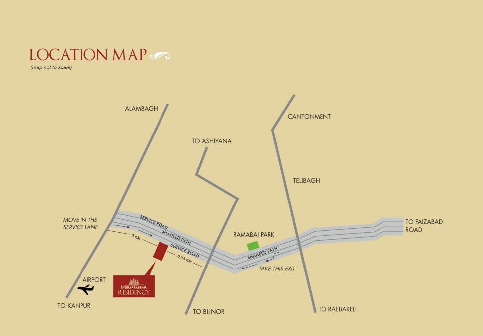 Indraprastha Residency Location Map