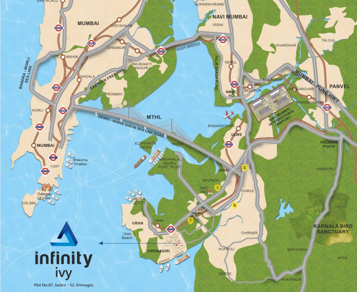 Infinity Ivy Location Map