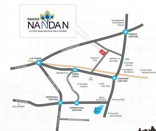 Jayalaxmi Ravoos Nandan Location Map