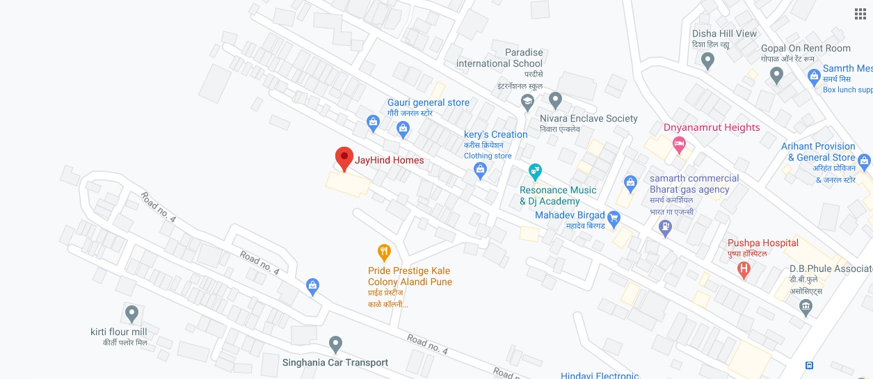 Jayhind Homes Location Map