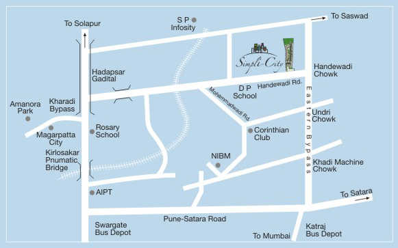 Jhala Simpli City Location Map