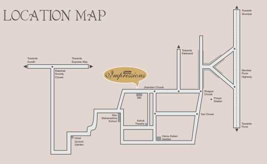 Jhamtani Impressions Location Map