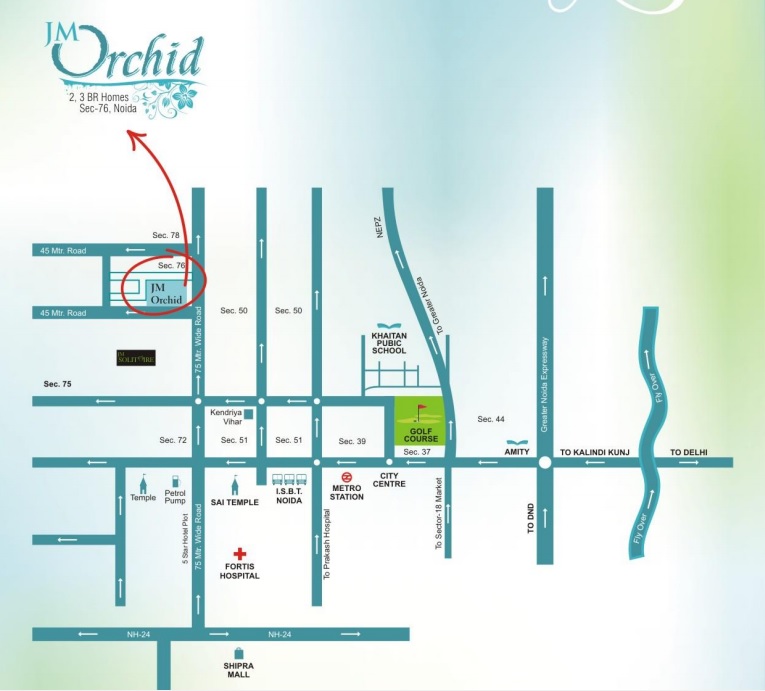 Jm Orchid Location Map