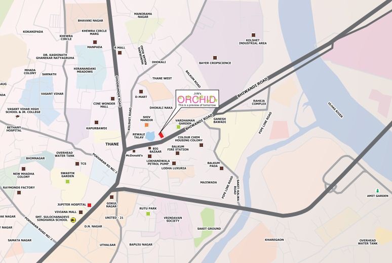 Jvm Orchid Location Map