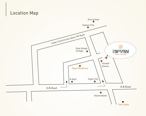 Jvm Sarvam Location Map
