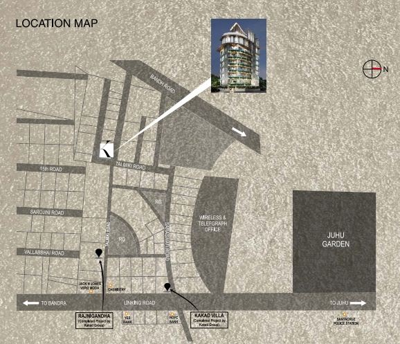 Kakad Mansion Location Map
