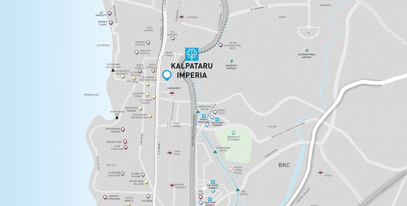 Kalpataru Imperia Location Map