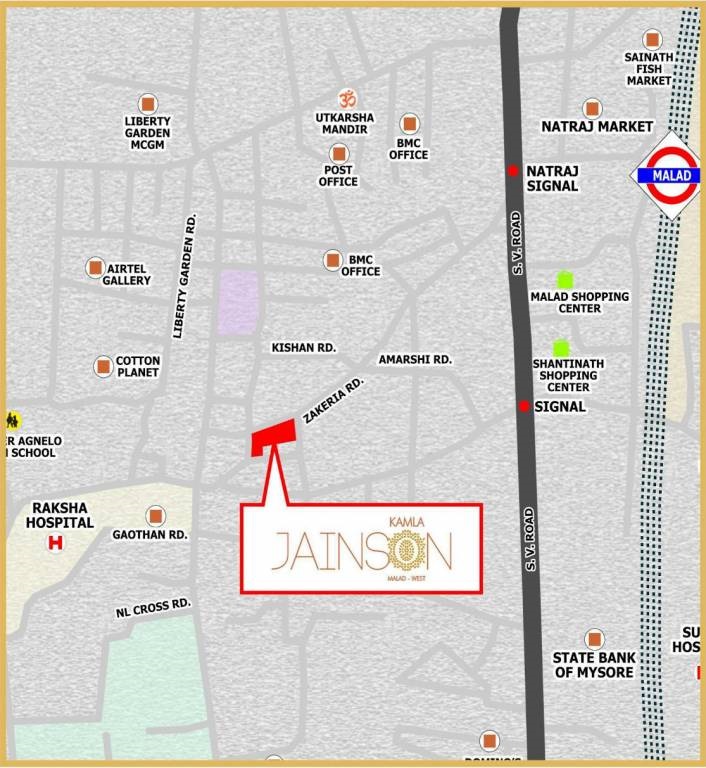 Kamla Jainson Location Map
