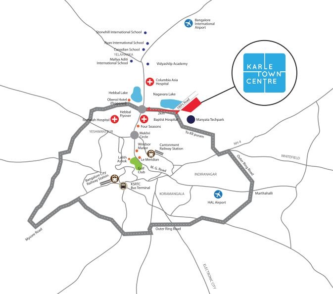 Karle Zenith Residences Location Map