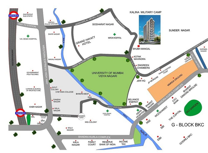 Karmvir Shubh Mangal Location Map