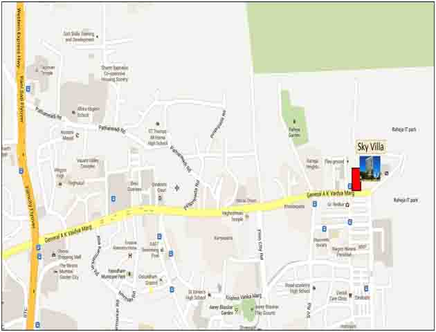 Karmvir Sky Villa Location Map
