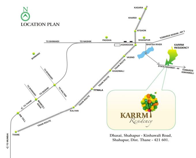 Karrm Residency Location Map