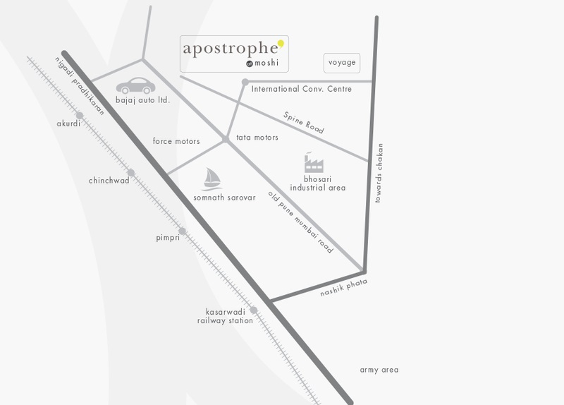 Kasturi Apostrophe Location Map