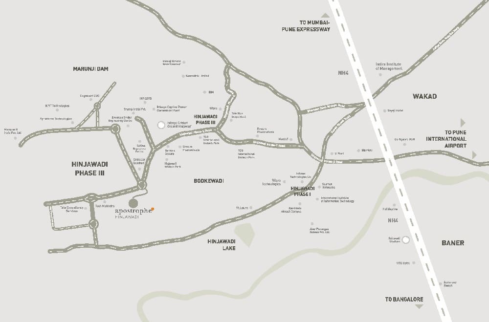 Kasturi Apostrophe Hinjewadi Location Map