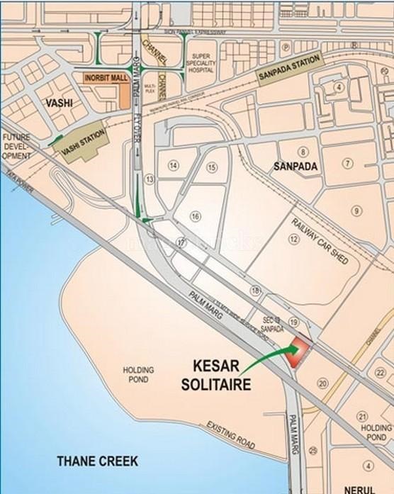 Kesar Solitaire Location Map