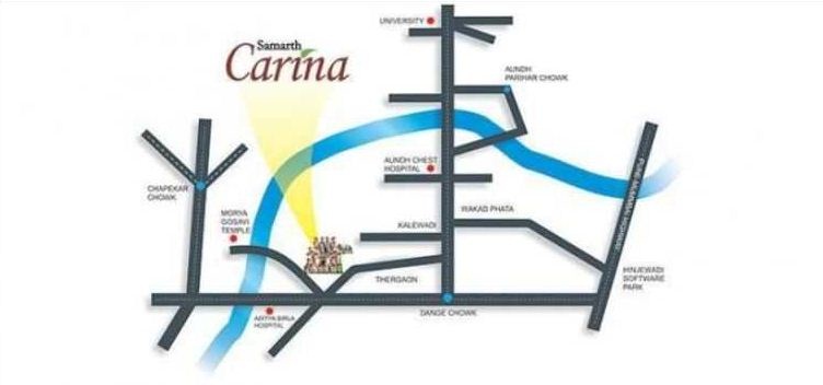 Khinvasara Samarth Carina Location Map