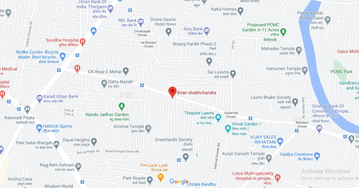 Kiran Shubhchandra Location Map