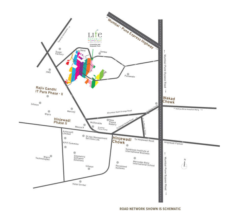 Kolte Patil I Towers Location Map