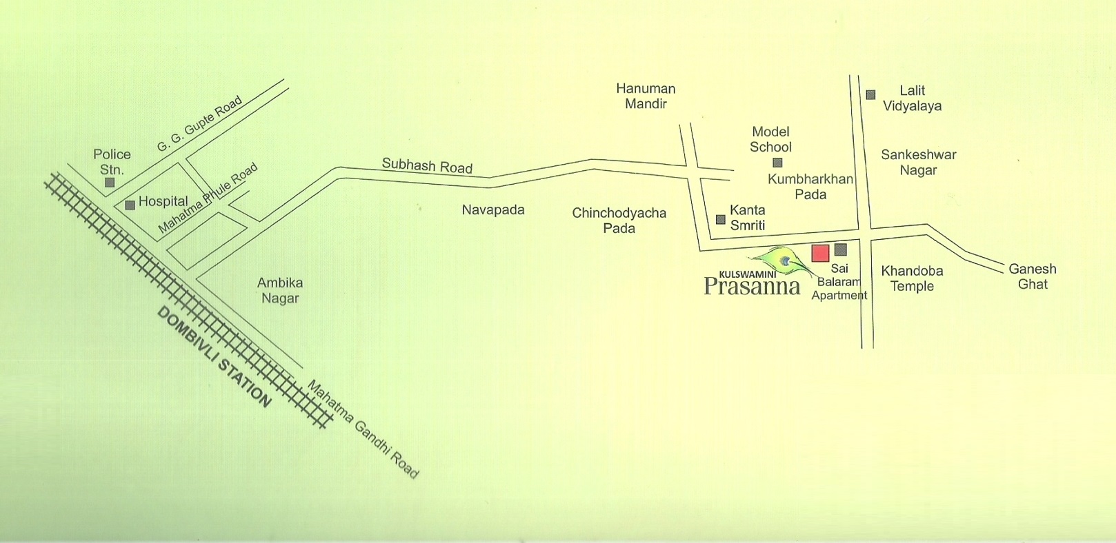 Kulswamini Prasanna Location Map