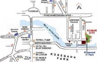 Kumar City Location Map