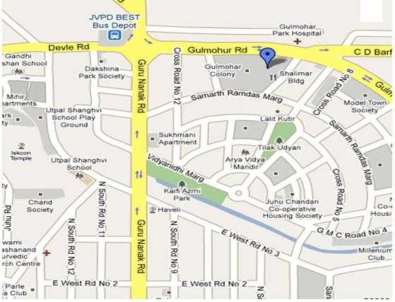 Kumar Kul Elegance Location Map