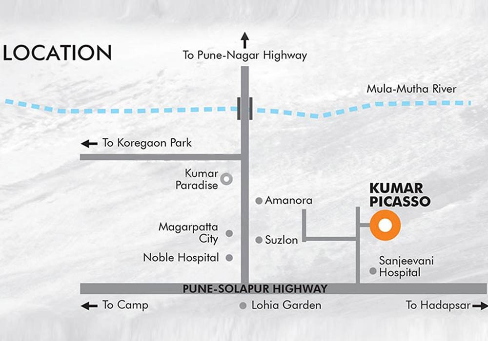Kumar Picasso Location Map
