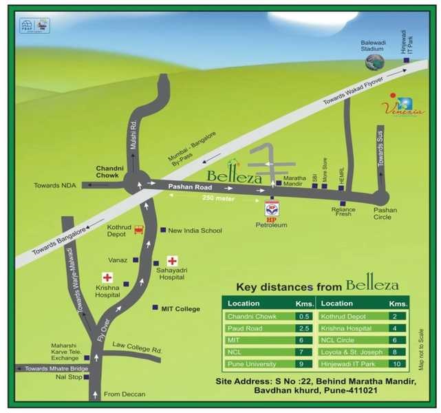 Kunal Belleza Location Map