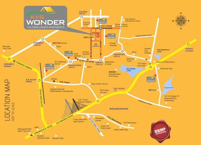 Kvg Wonder Location Map