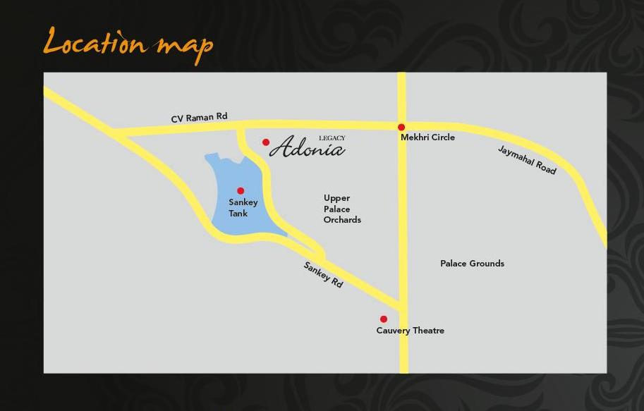 Legacy Adonia Location Map