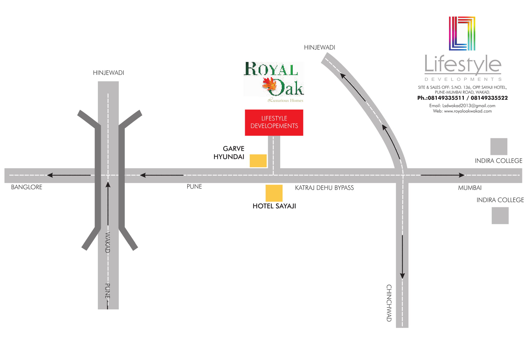 Lifestyle Royal Oak Location Map