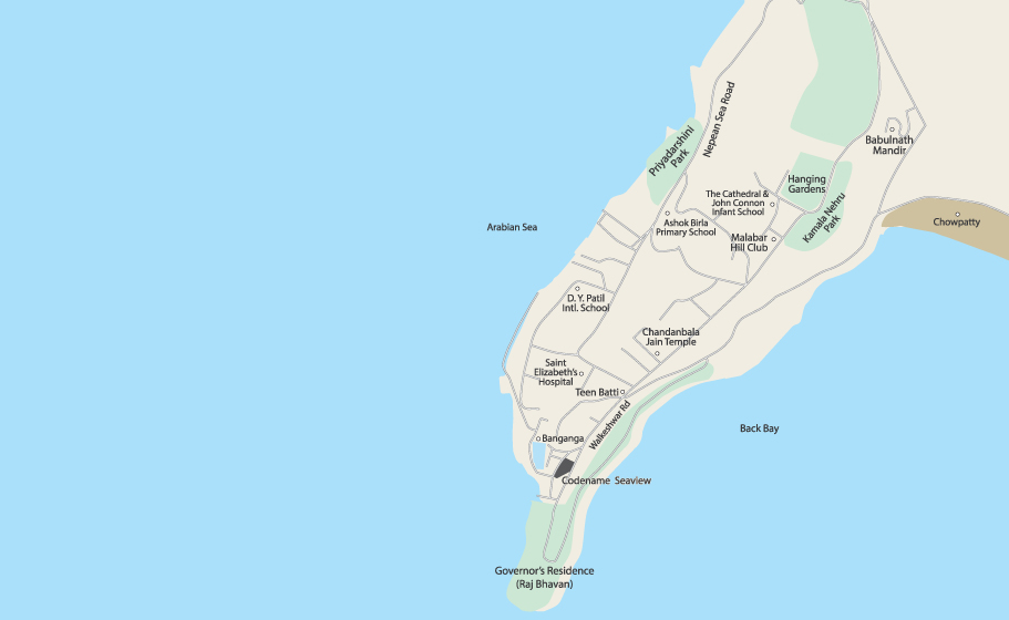 Lodha Codename Seaview Location Map
