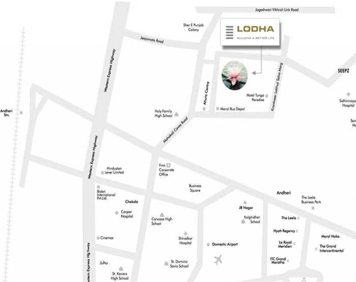 Lodha Eternis Location Map