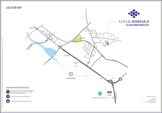 Lotus Arena II Location Map