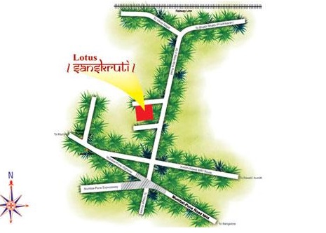Lotus Sanskruti Location Map
