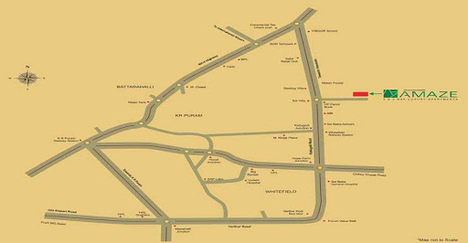 Mahaveer Amaze Location Map