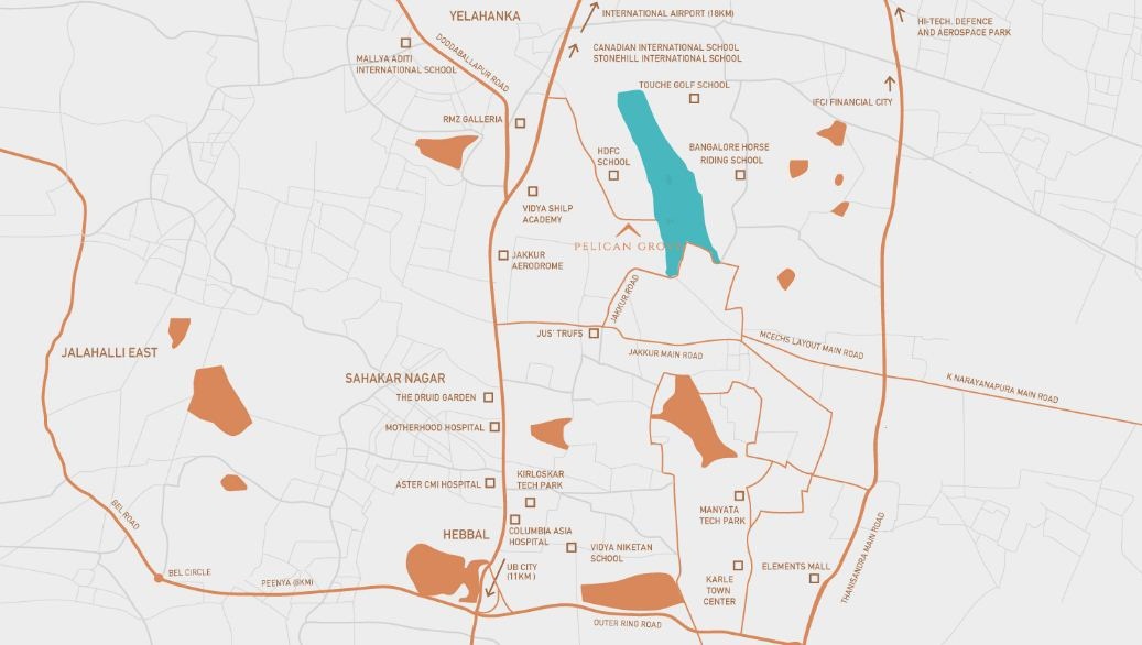 Maia Pelican Grove Location Map