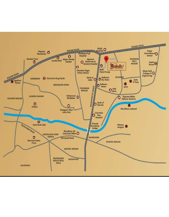 Majestique Marbella Location Map