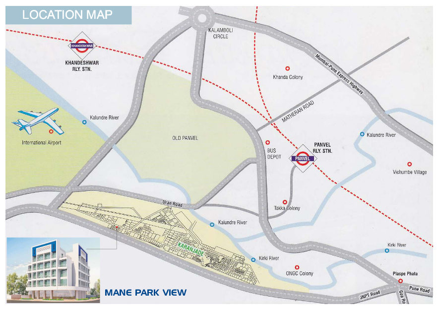 Mane Park View Location Map