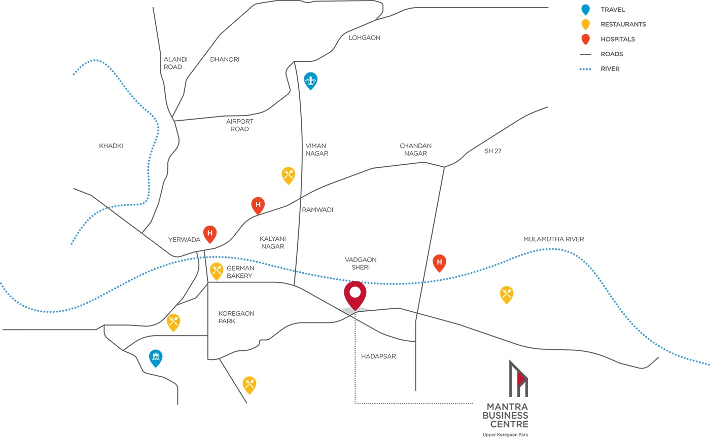Mantra Business Centre Location Map
