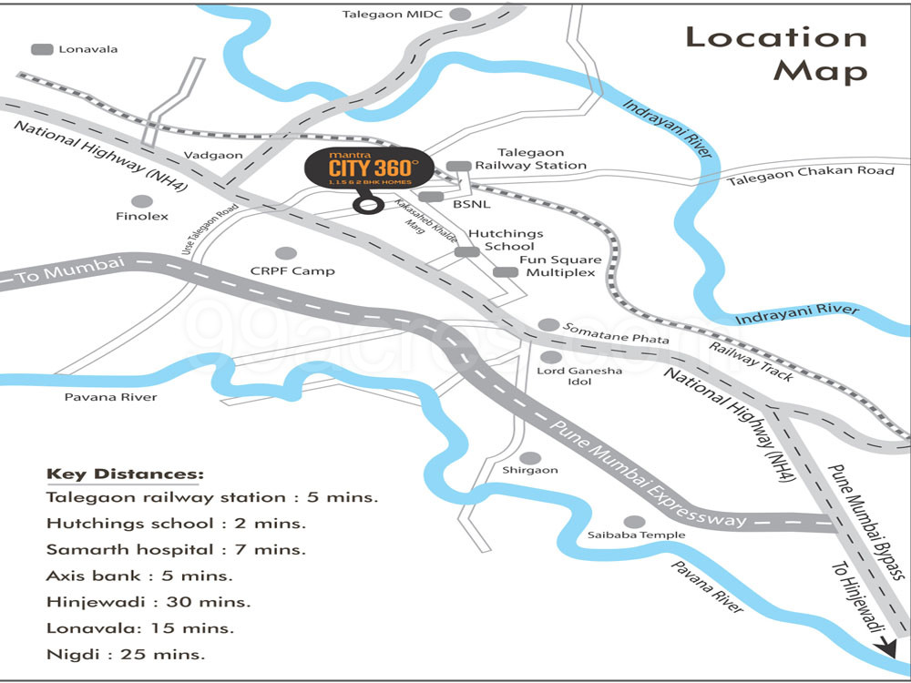 Mantra City 360 Location Map