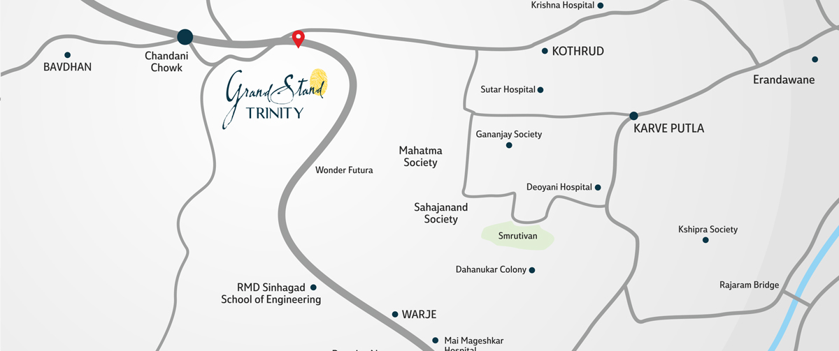 Mantra Grandstand Trinity Location Map