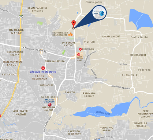 Mantri Webcity Location Map