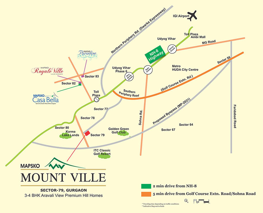 Mapsko Mount Ville Location Map