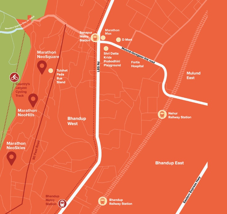 Marathon Neo Square Location Map