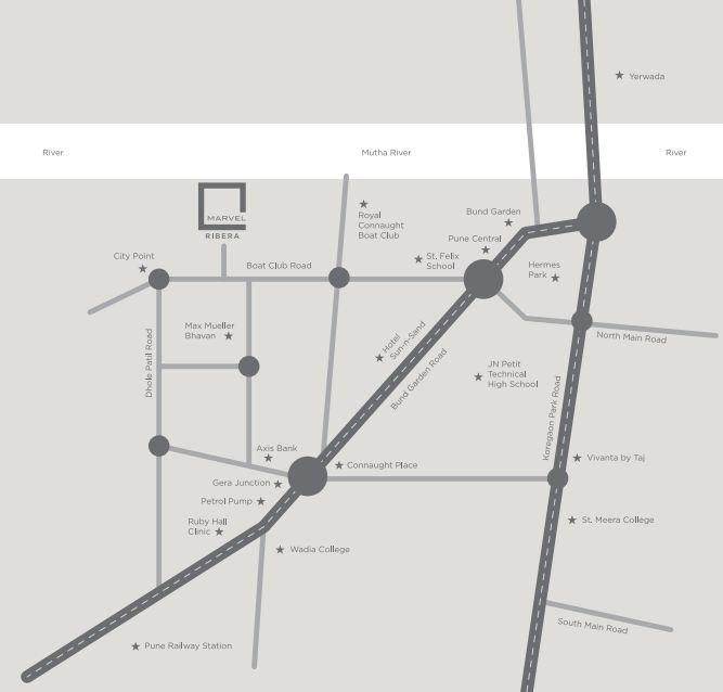 Marvel Ribera Location Map
